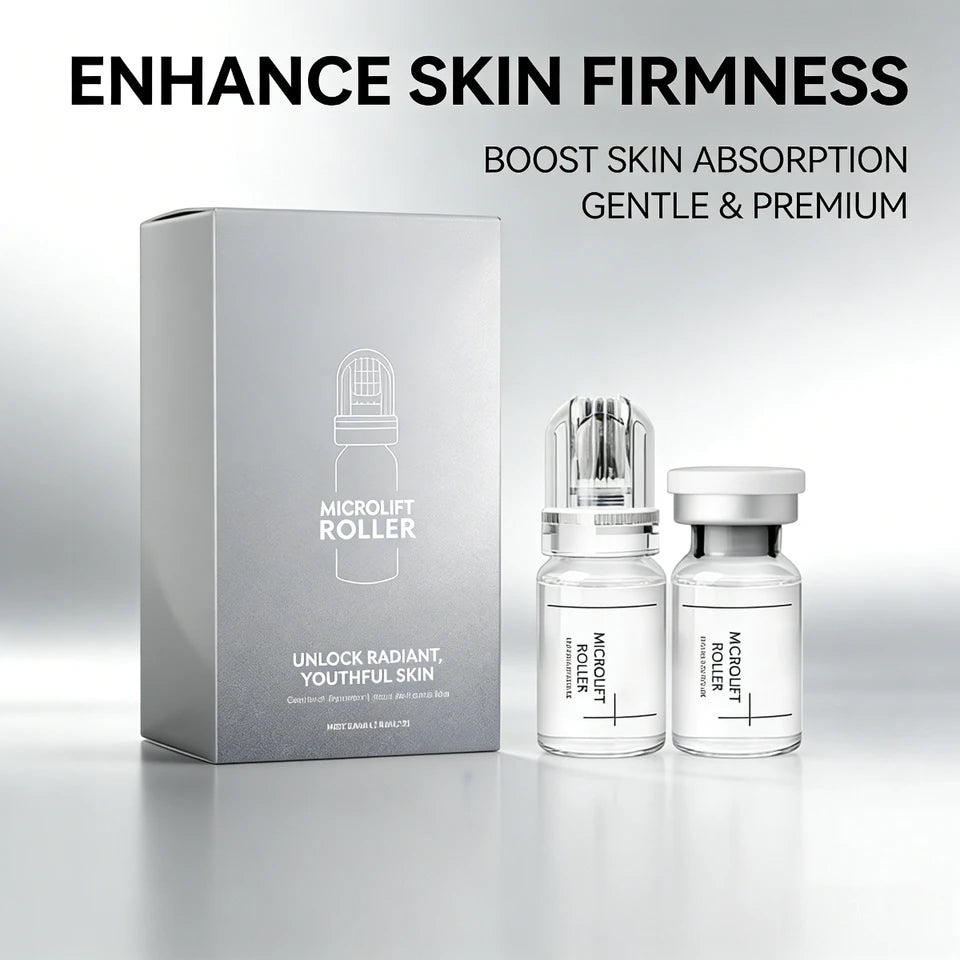 0.25mm Microneedle Hyaluronic Acid Essence Moisturizing Hydrating Brightening Tone Soothing Repairing Facial Skincare Essence